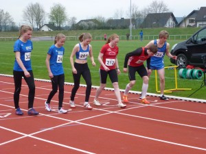 Start des 800 m Laufs